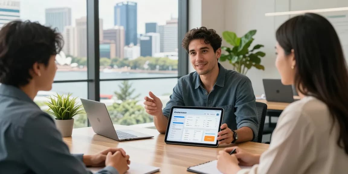Houst Sydney's expert team engaging clients in dynamic Airbnb management.