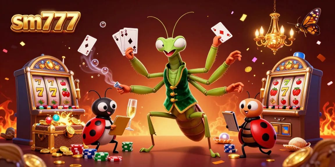 Experience the excitement of sm777 with dynamic casino action featuring slot games and vibrant characters.