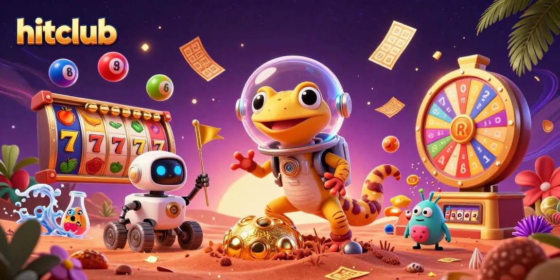 Engage with hitclub's dynamic casino world filled with lottery excitement and vibrant game elements.