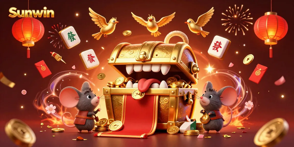 Experience thrilling gameplay with Sunwin at a vibrant casino scene bursting with excitement and rewards.