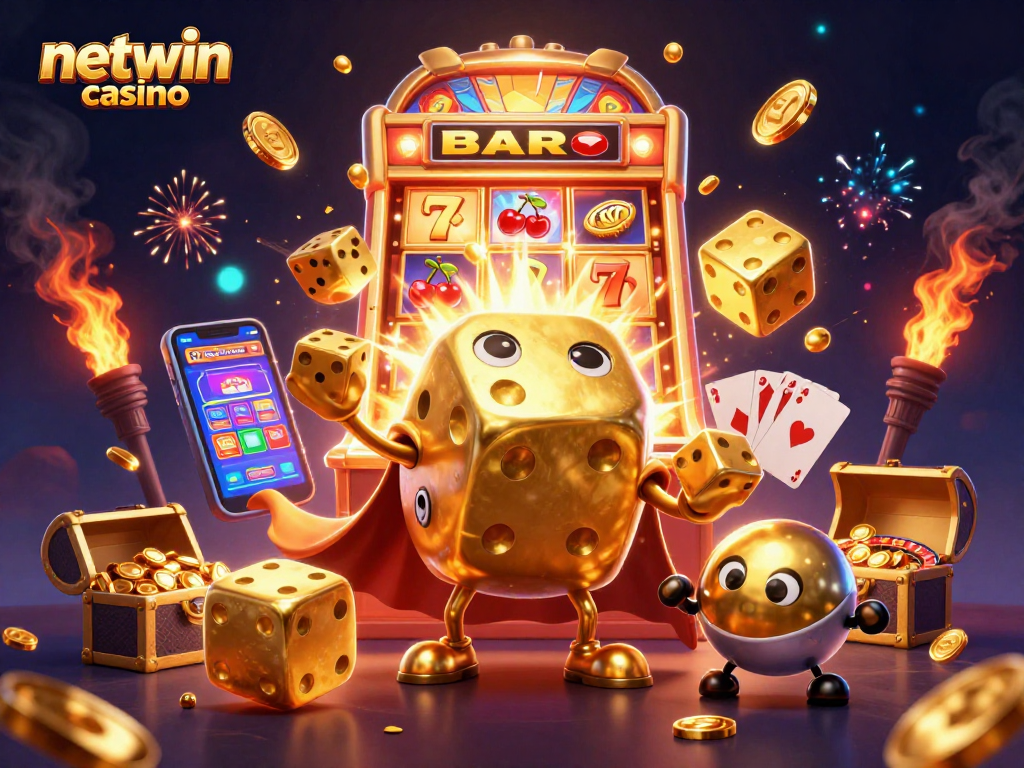Experience thrilling wins at netwin casino with vibrant 3D characters and explosive gaming elements.