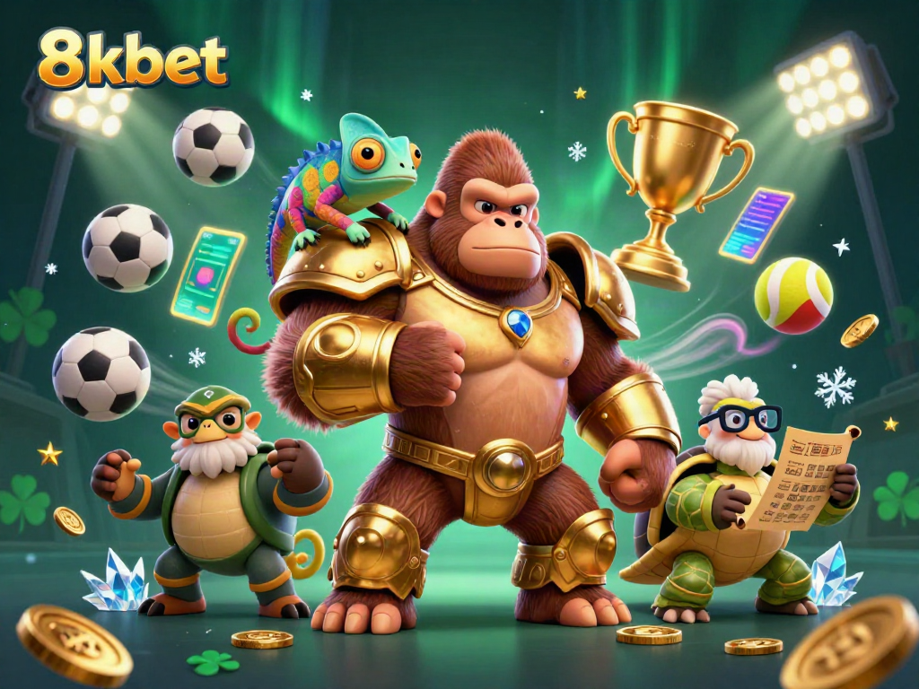 Experience thrilling gameplay at 8xbet with dynamic sports elements and exciting casino characters.