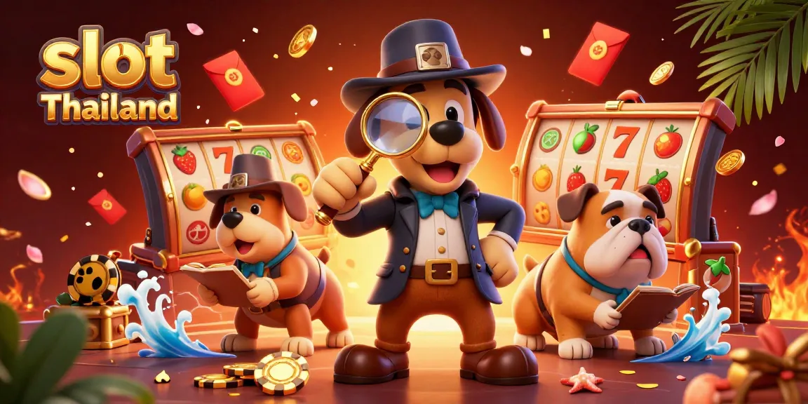 Permainan slot Thailand yang menampilkan detektif kartun dalam pencarian petunjuk, menjanjikan pengalaman bertaruh yang menyenangkan.