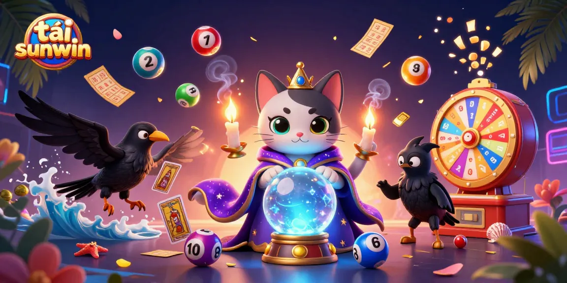 Enjoy the thrill of gambling as you tải sunwin and explore, with colorful lottery balls and enticing game elements.