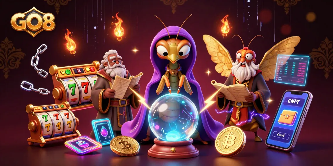 Engage with GO8's slot jackpot dynamics illustrated in a vibrant casino setting.