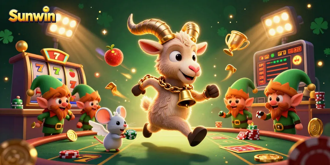Experience thrilling gaming at Sunwin with vibrant characters and exciting slot action.