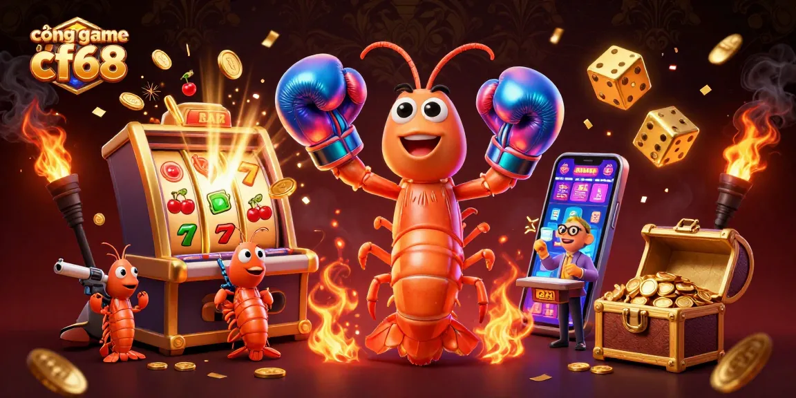 Play thrilling games with cổng game cf68 featuring vibrant characters and exciting casino elements