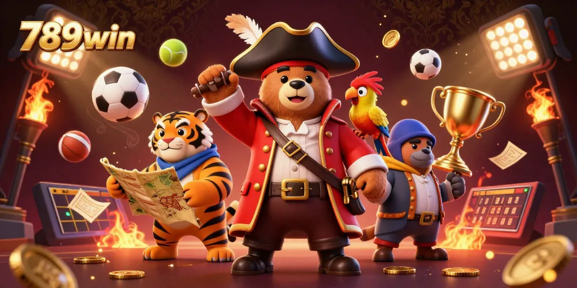 Experience thrilling betting action with 789win in this vibrant casino adventure scene.